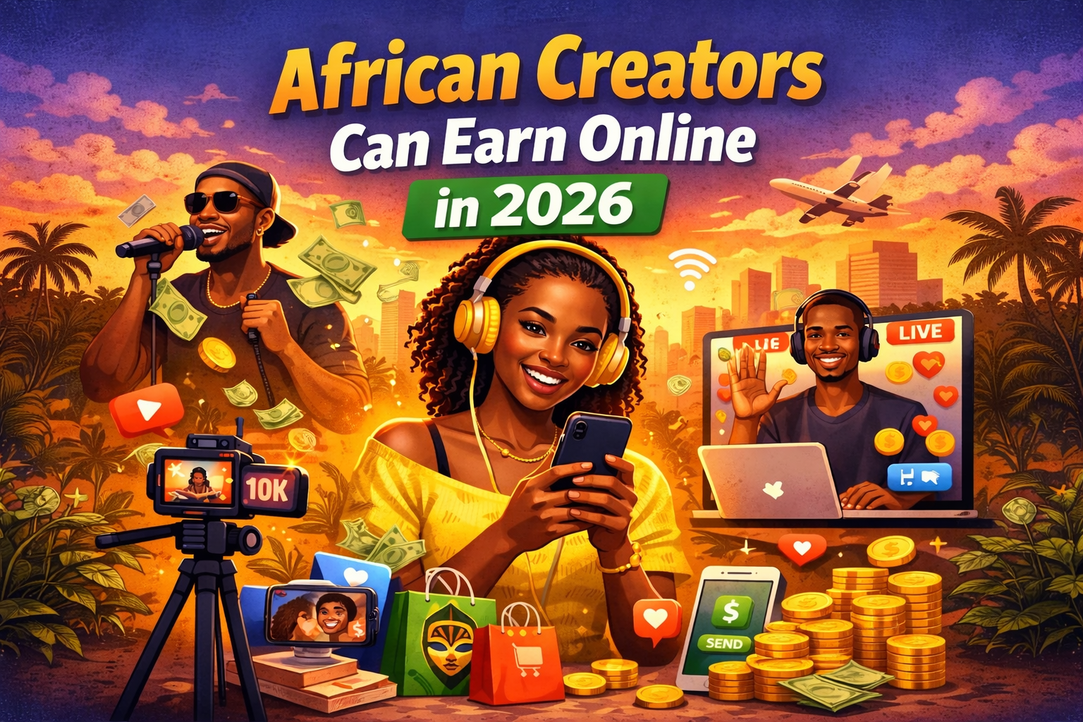 How African Creators Can Earn Online in 2026